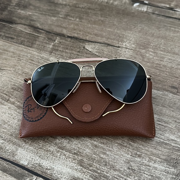 Ray-Ban Outdoorsman Aviator Sunglasses - Picture 1 of 6